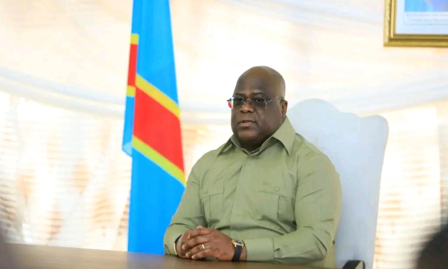 Le président Félix Tshisekedi 
