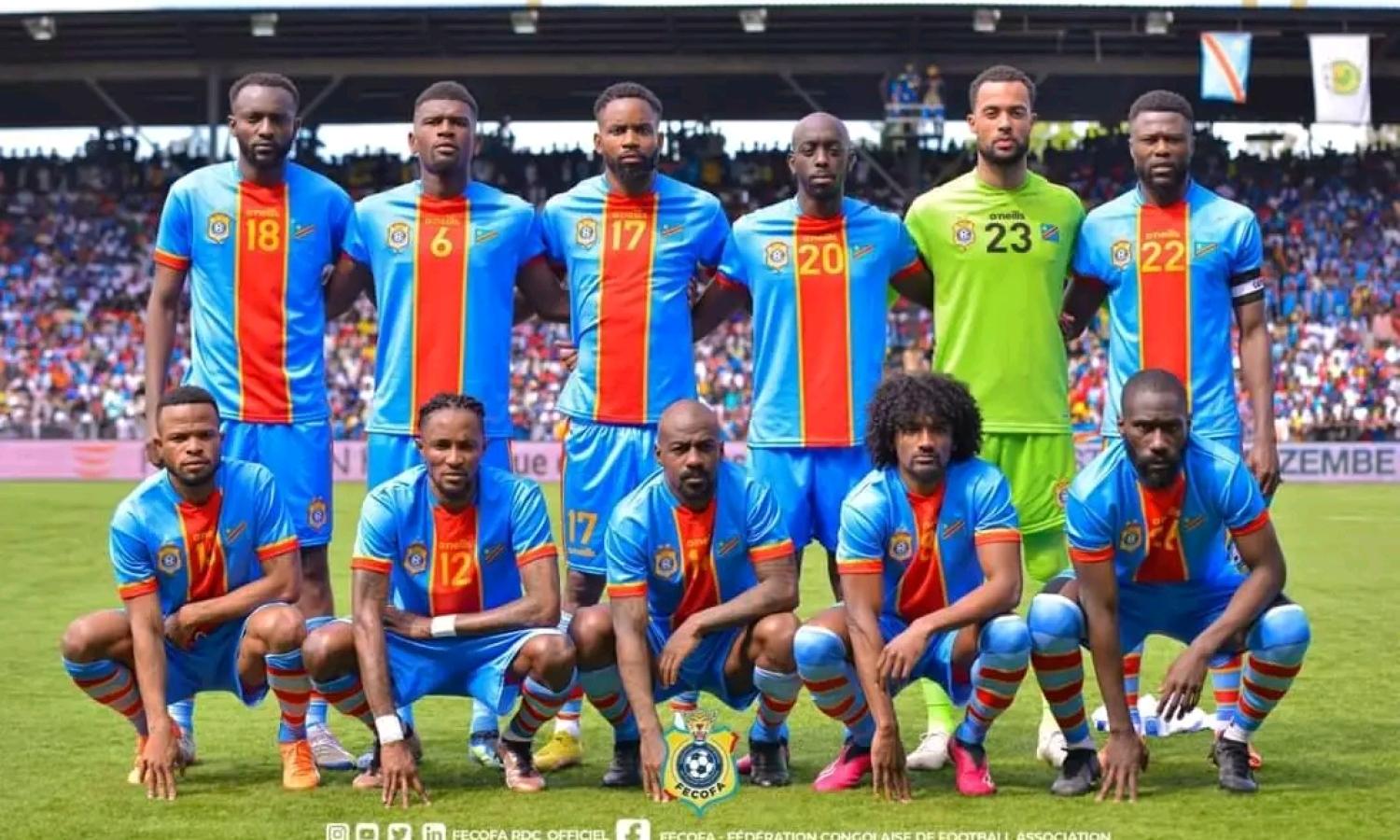 Les Léopards au stade de Mazembe à Lubumbashi