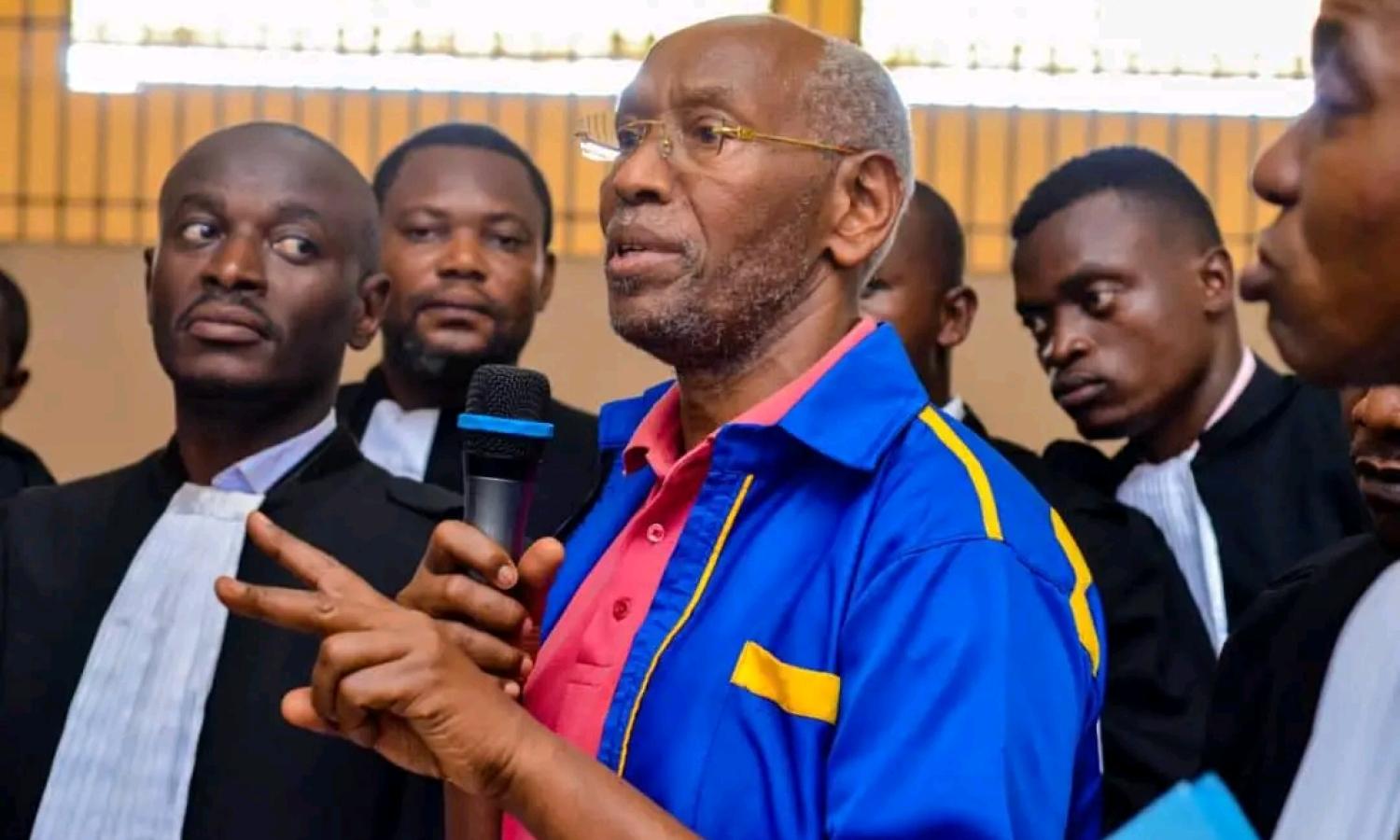 Le prévenu Édouard Mwangachuchu 