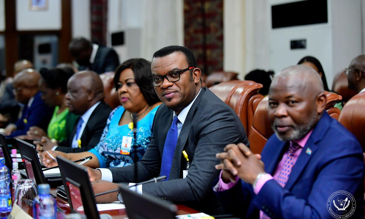 Les ministres du gouvernement congolais. 