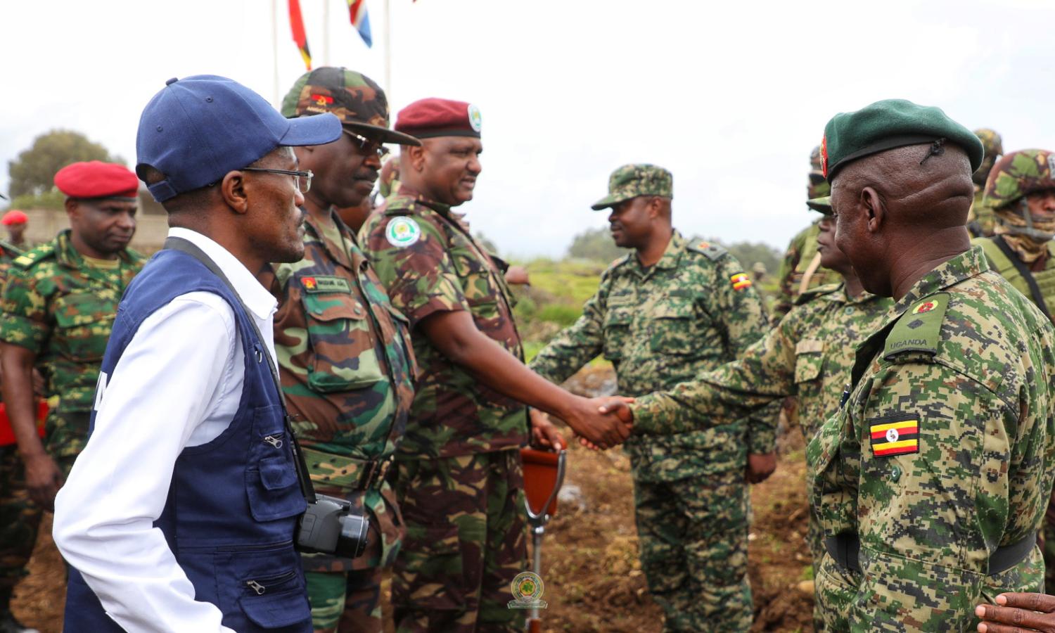 Les généraux des forces de CAE à l'Est de la RDC 