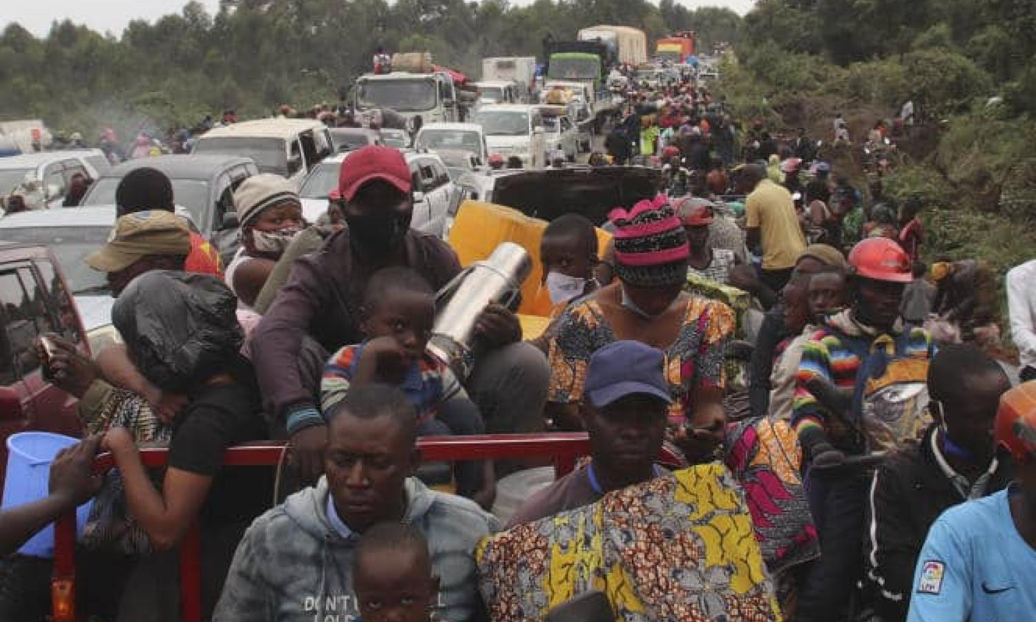 Les déplacés de guerre dans le Nord-Kivu 