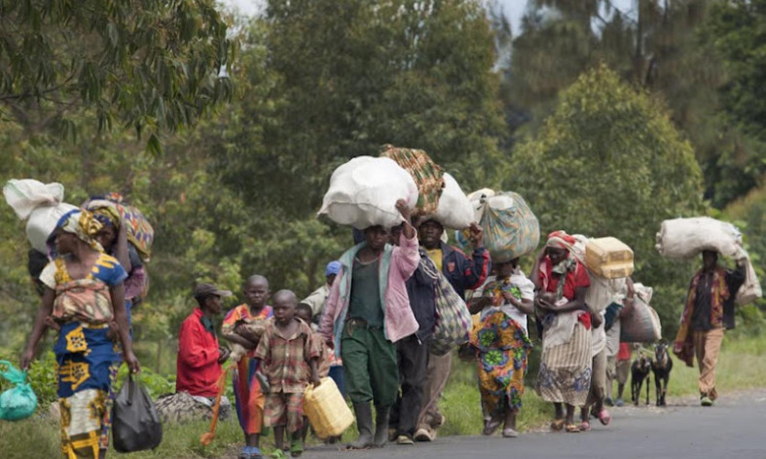 Les déplacés de guerre à l'Est de la RDC