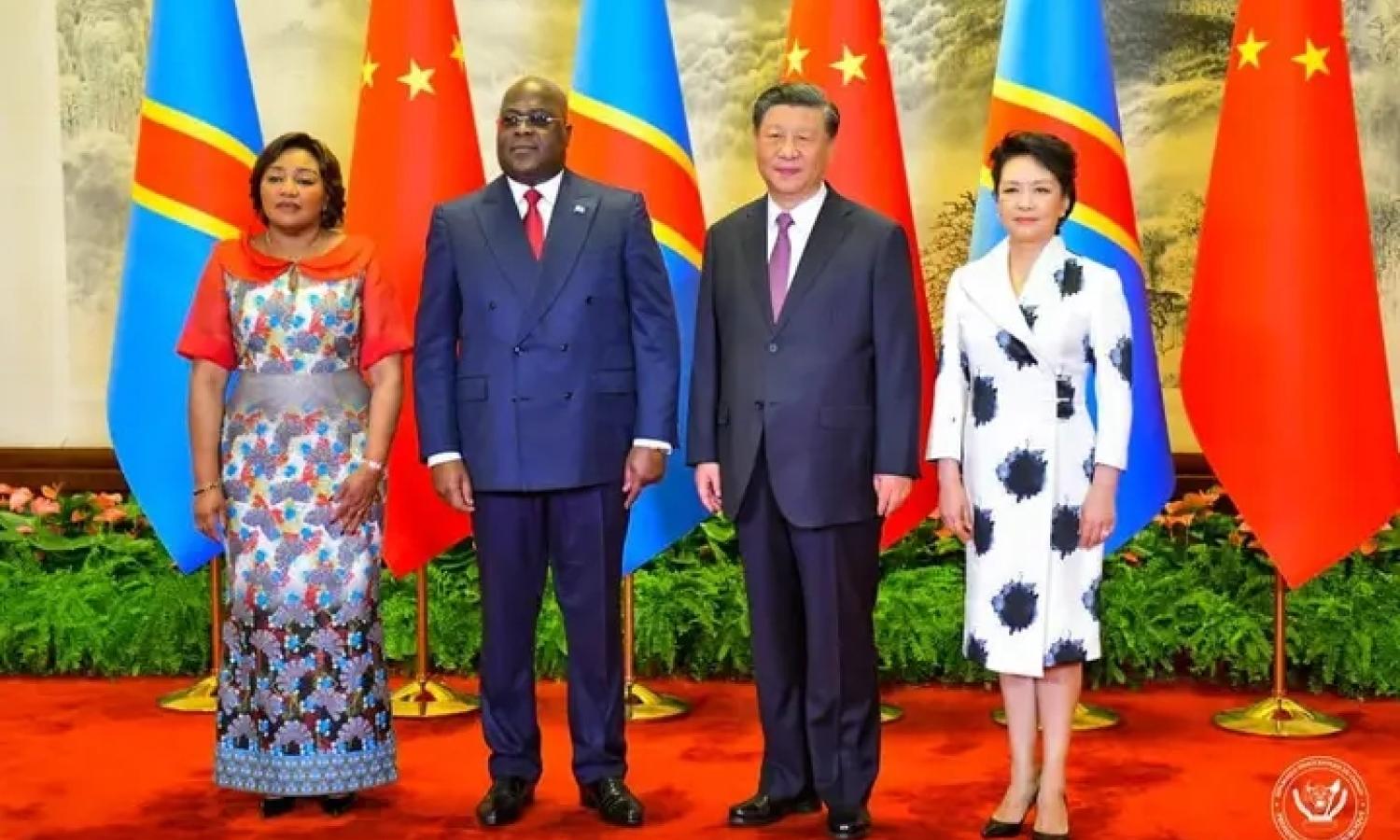 Les couples présidentiels Congolais et chinois 