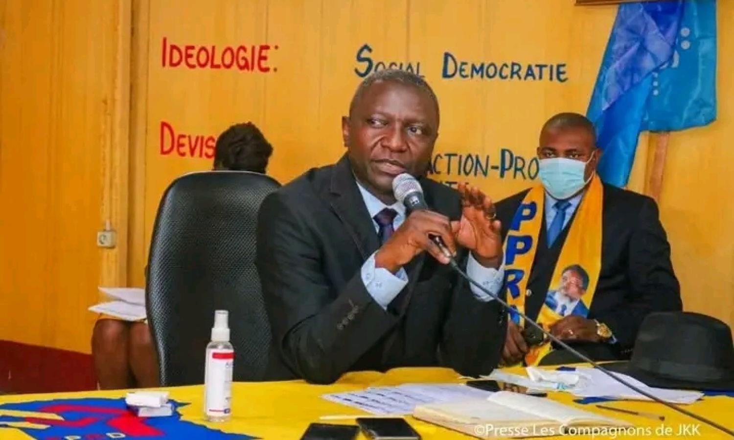 Dunia Kilanga, secrétaire national du PPRD en charge de mobilisation et propagande 