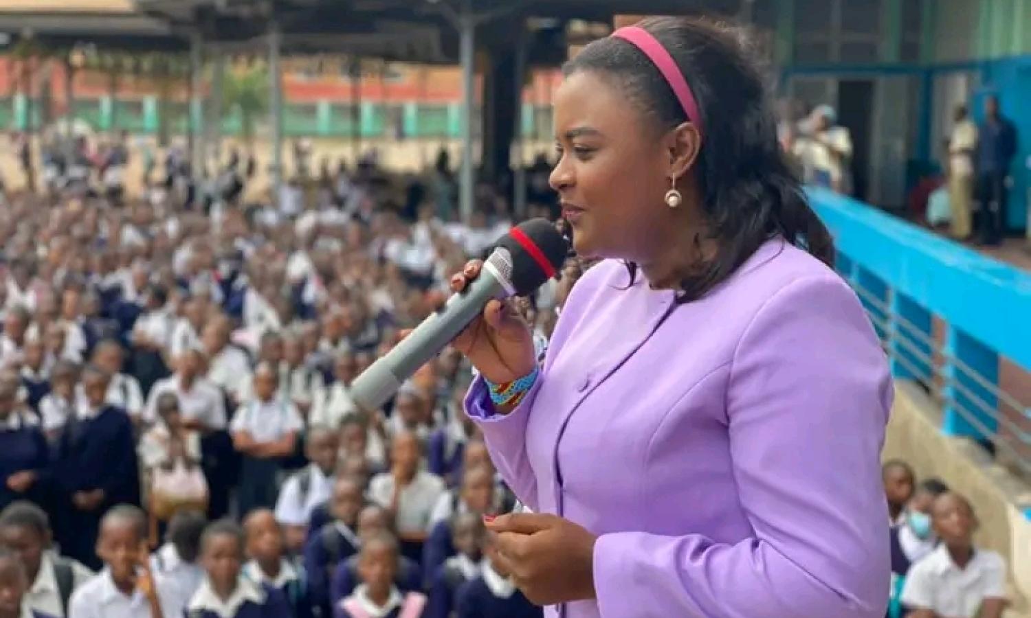 La sénatrice Francine Muyumba 