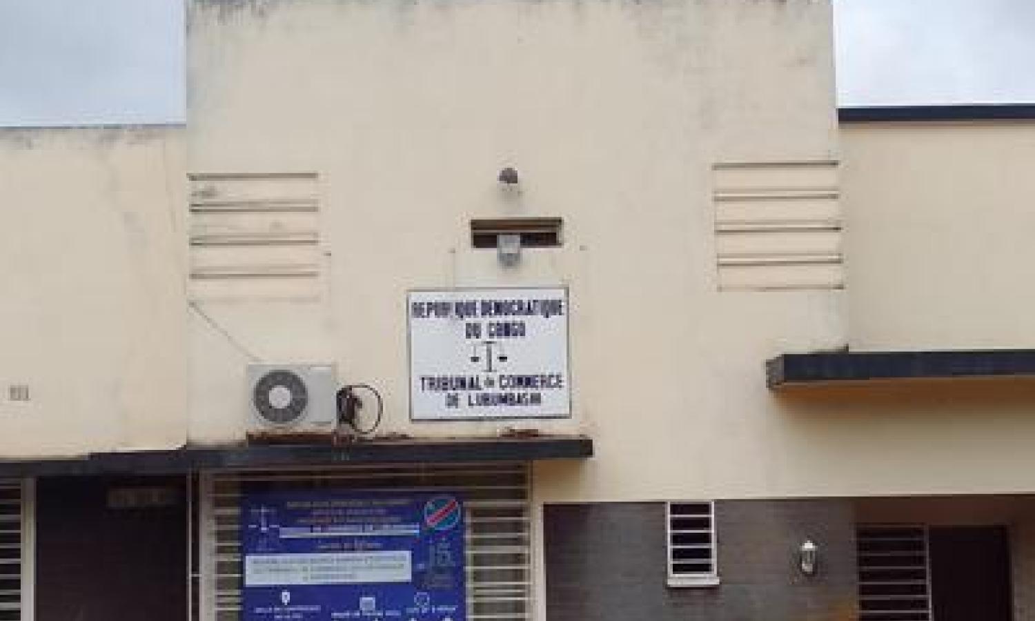 Image du bâtiment de commerce à Lubumbashi.