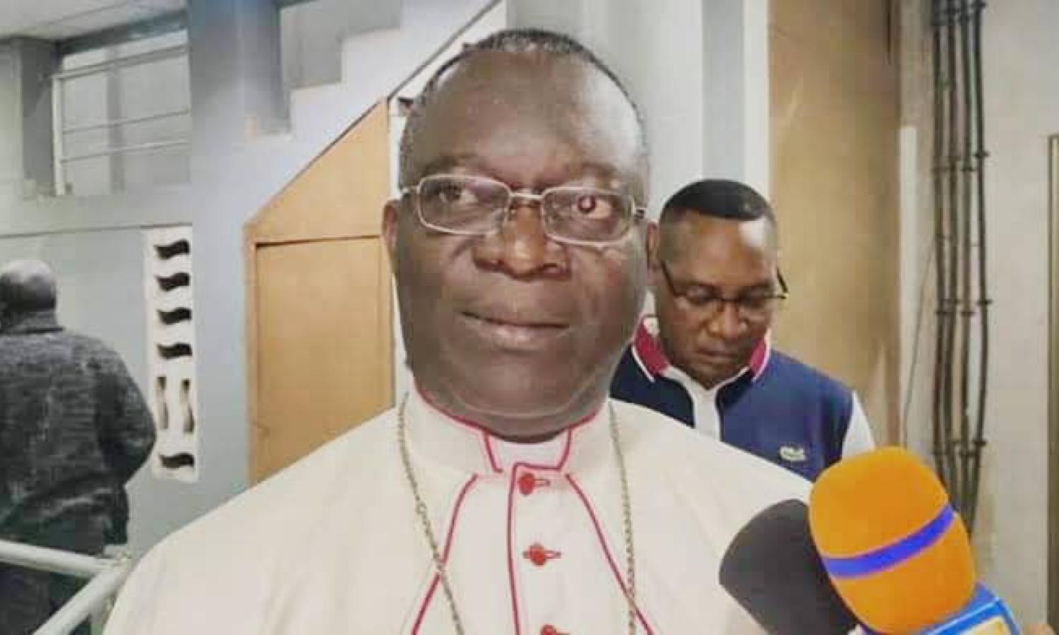 Mgr Fulgence Muteba, archevêque métropolitain de Lubumbashi.
