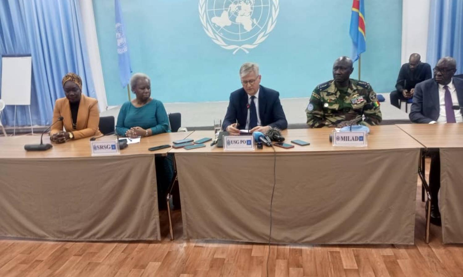 Conférence de presse de la Monusco 