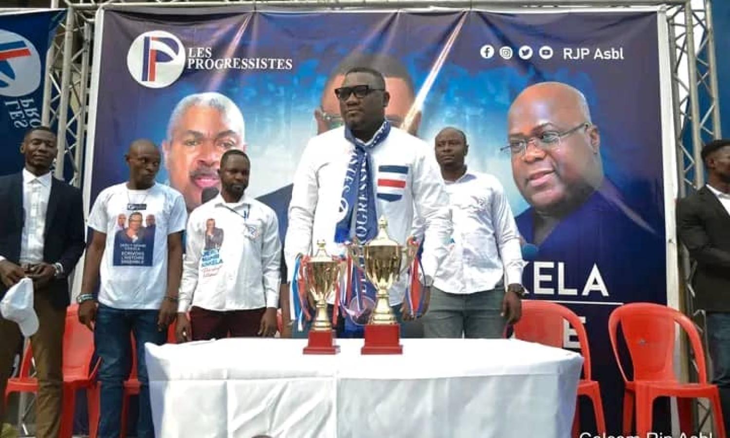 Le coordonnateur de l'ASBL RJP Diercy Ngimbi Kinkela 