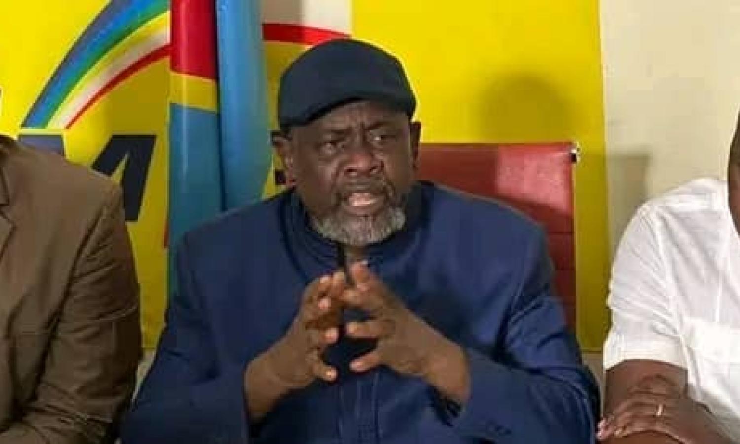 Le président du MLP Franck Diongo 