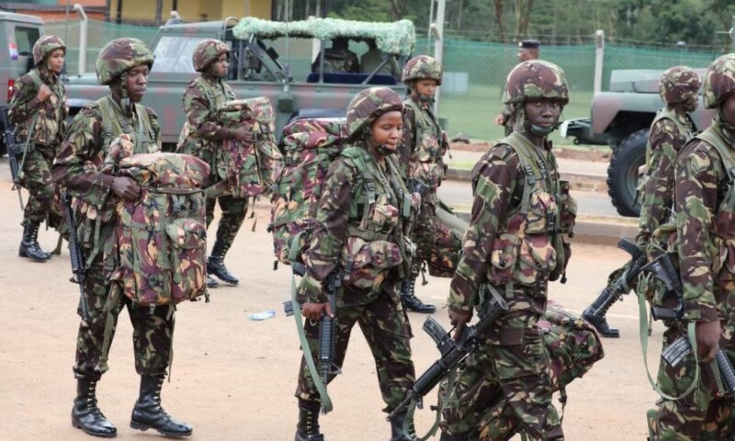 La force de la Communauté des États d'Afrique de l'Est (CAE) à l'Est de la RDC.