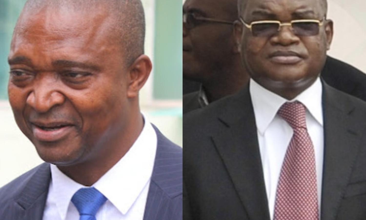 Emmanuel Ramazani Shadary et Kalev Mutond 
