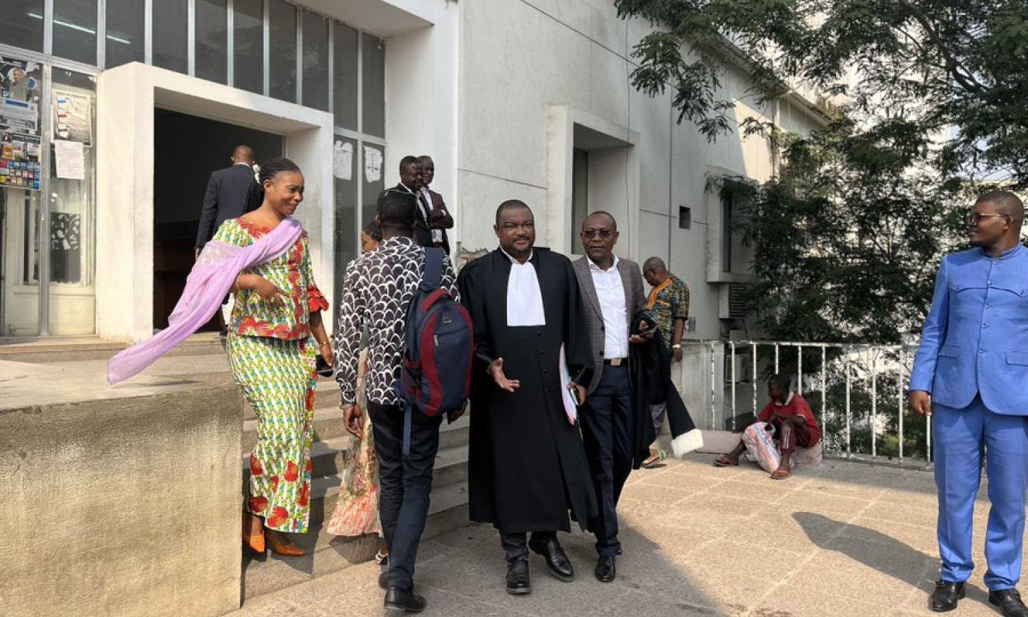 Les avocats de la famille Okende 