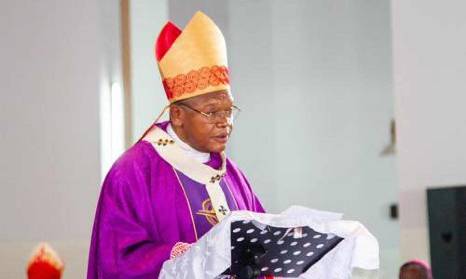 L'archevêque métropolitain de Kinshasa Fridolin Ambongo 