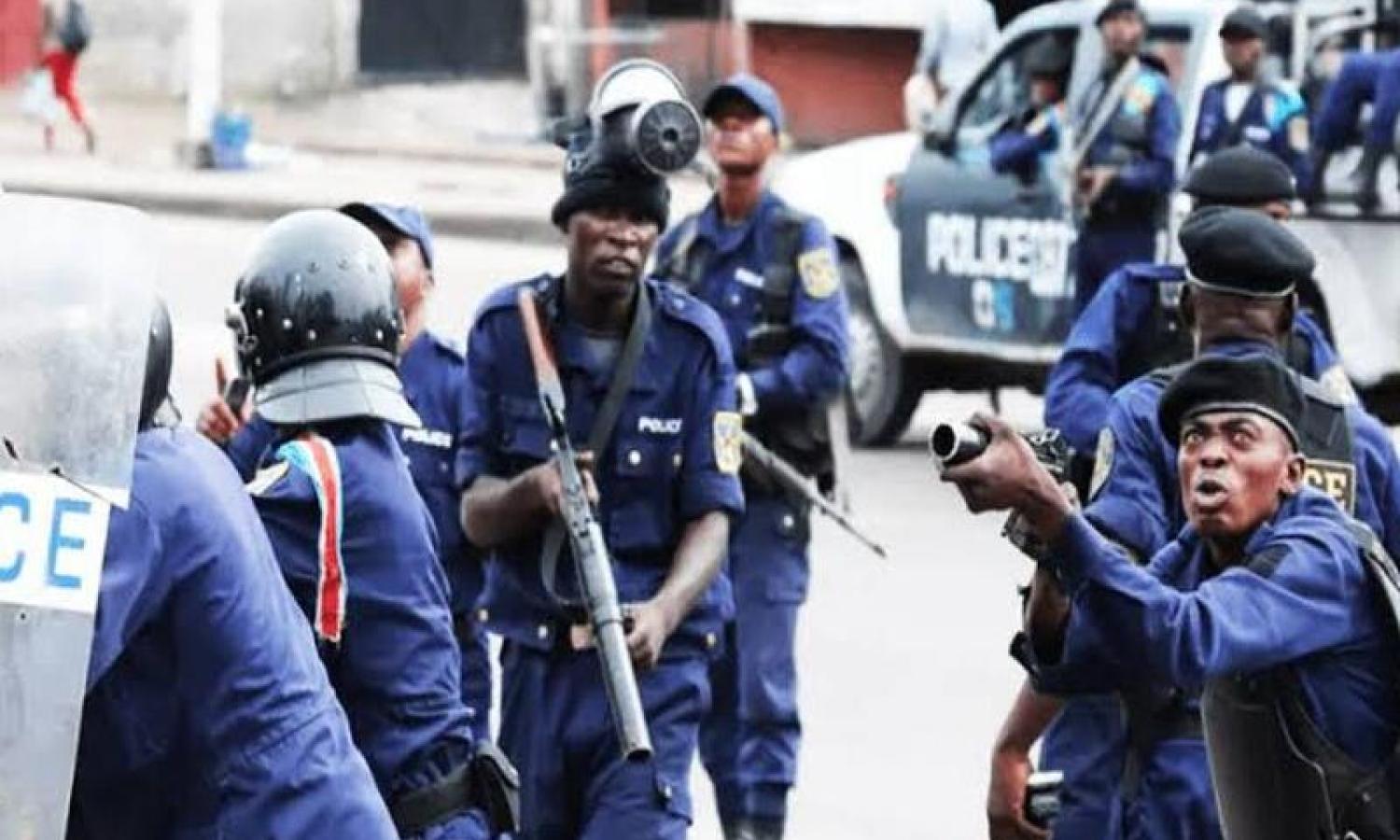 La police nationale congolaise.