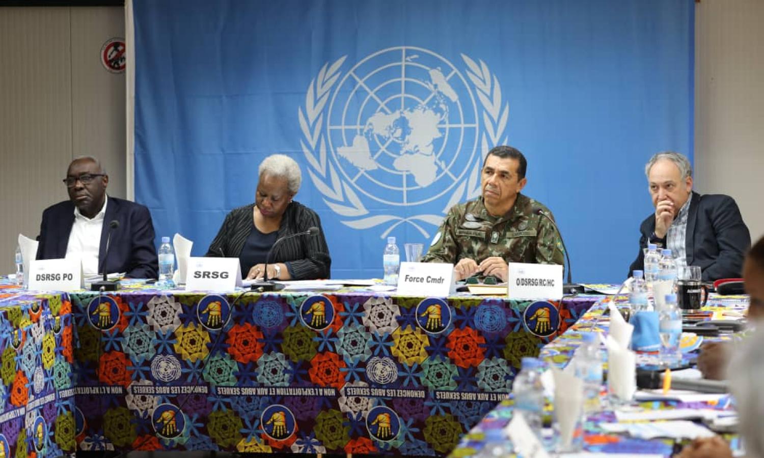 Photo d'illustration des autorités de la Monusco 