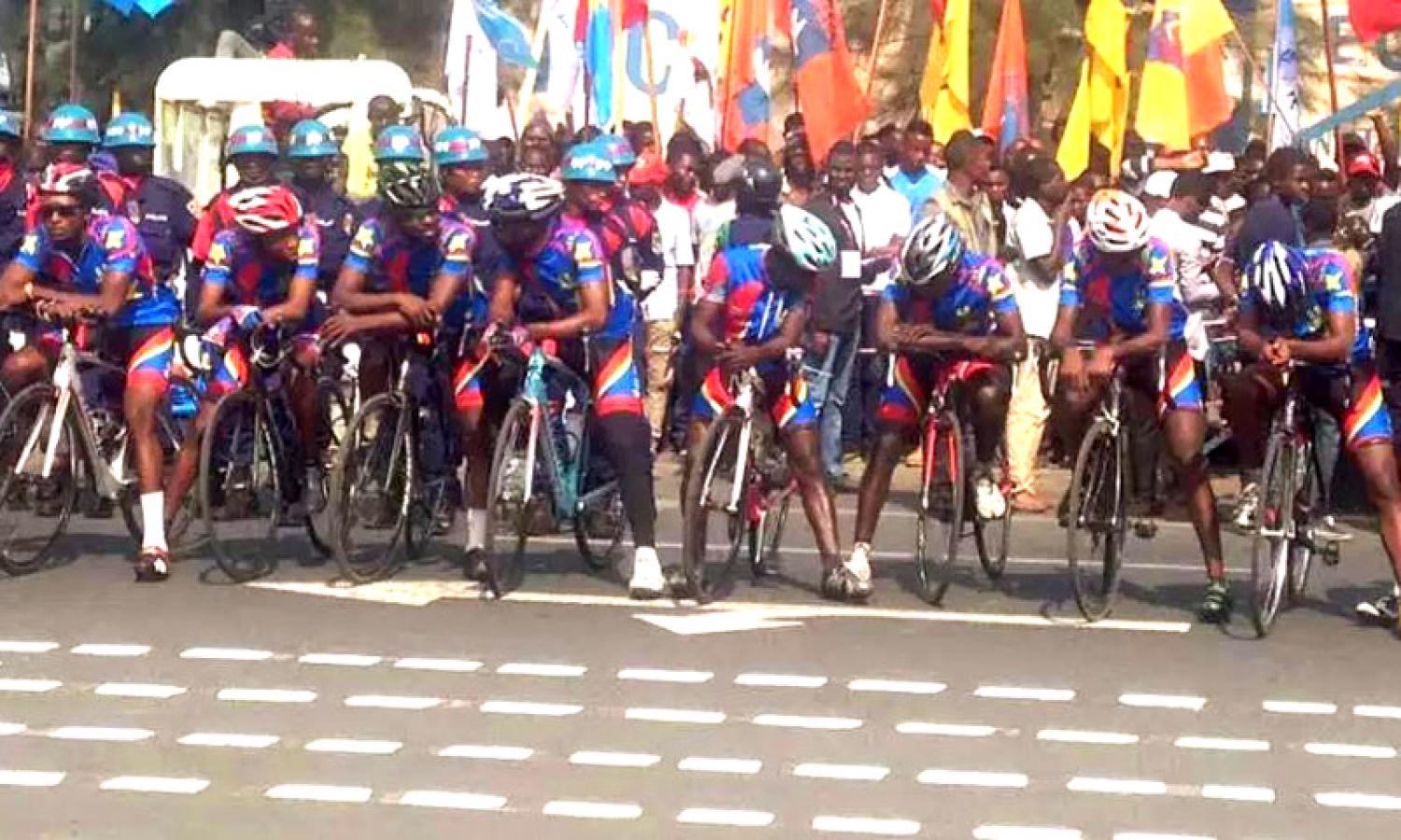 Les cyclistes congolais 