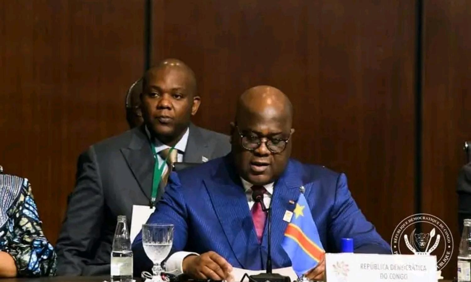 Félix Tshisekedi au sommet sur la coopération du bassin amazonien
