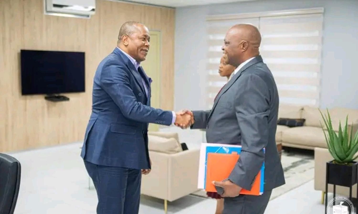 Denis Kadima et Norbert Basengezi