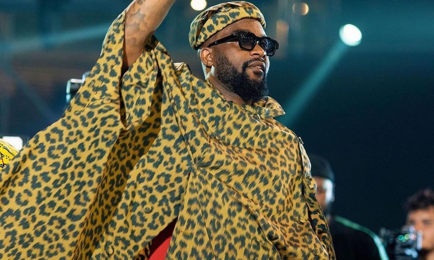 Fally Ipupa lors de sa prestation au stade des Martyrs 