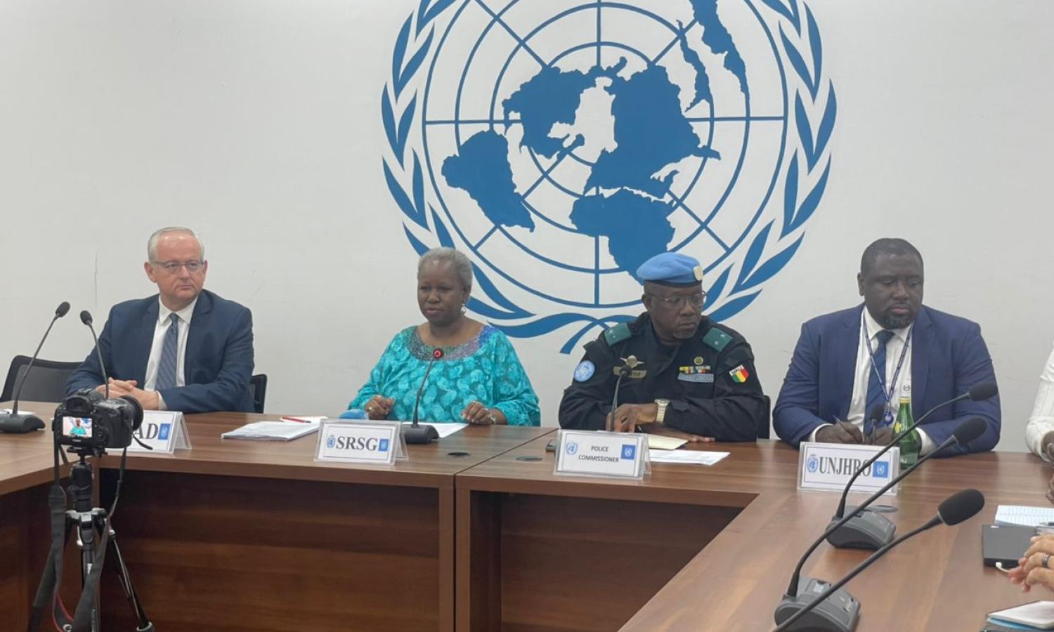 La cheffe de la Monusco Bintou Keïta en conférence de presse de ce 02 août 