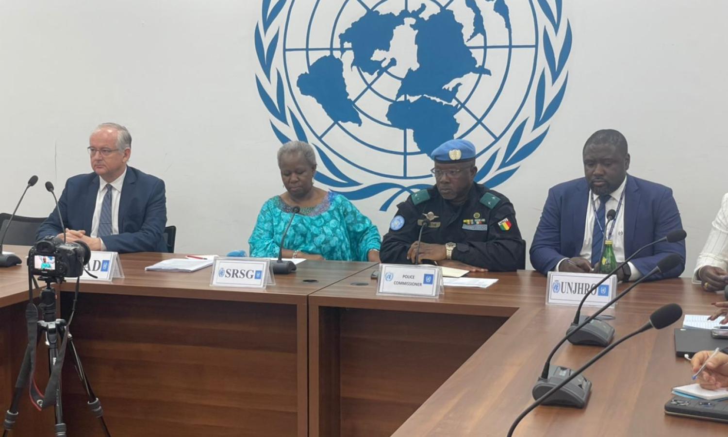 La cheffe de la Monusco Bintou Keïta en conférence de presse 