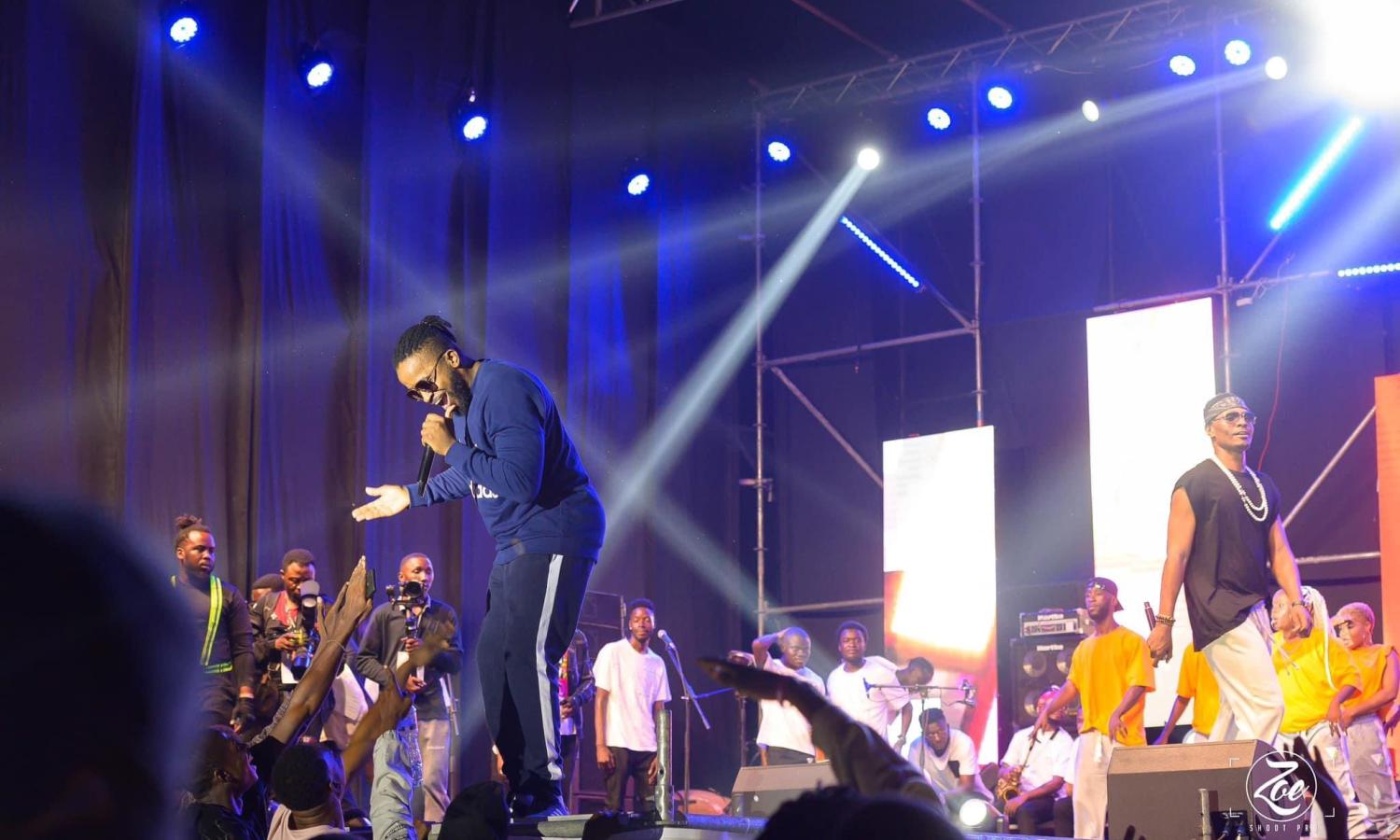 Alesh au concert de Gally au terrain GD de Lemba