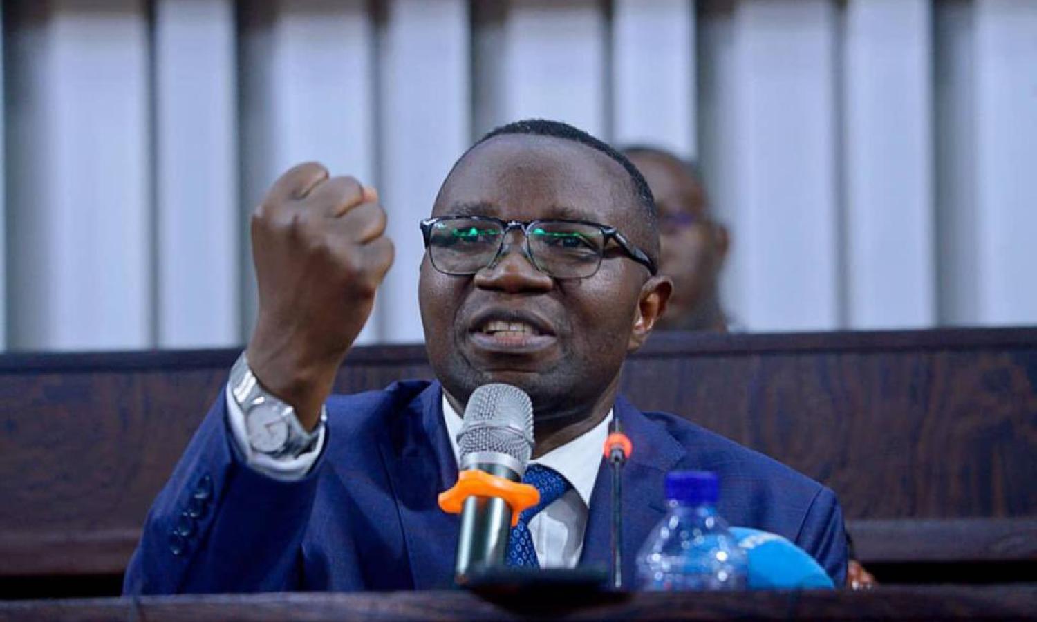 Le doctorant Julien Paluku et chercheur à l'Université de Kinshasa.