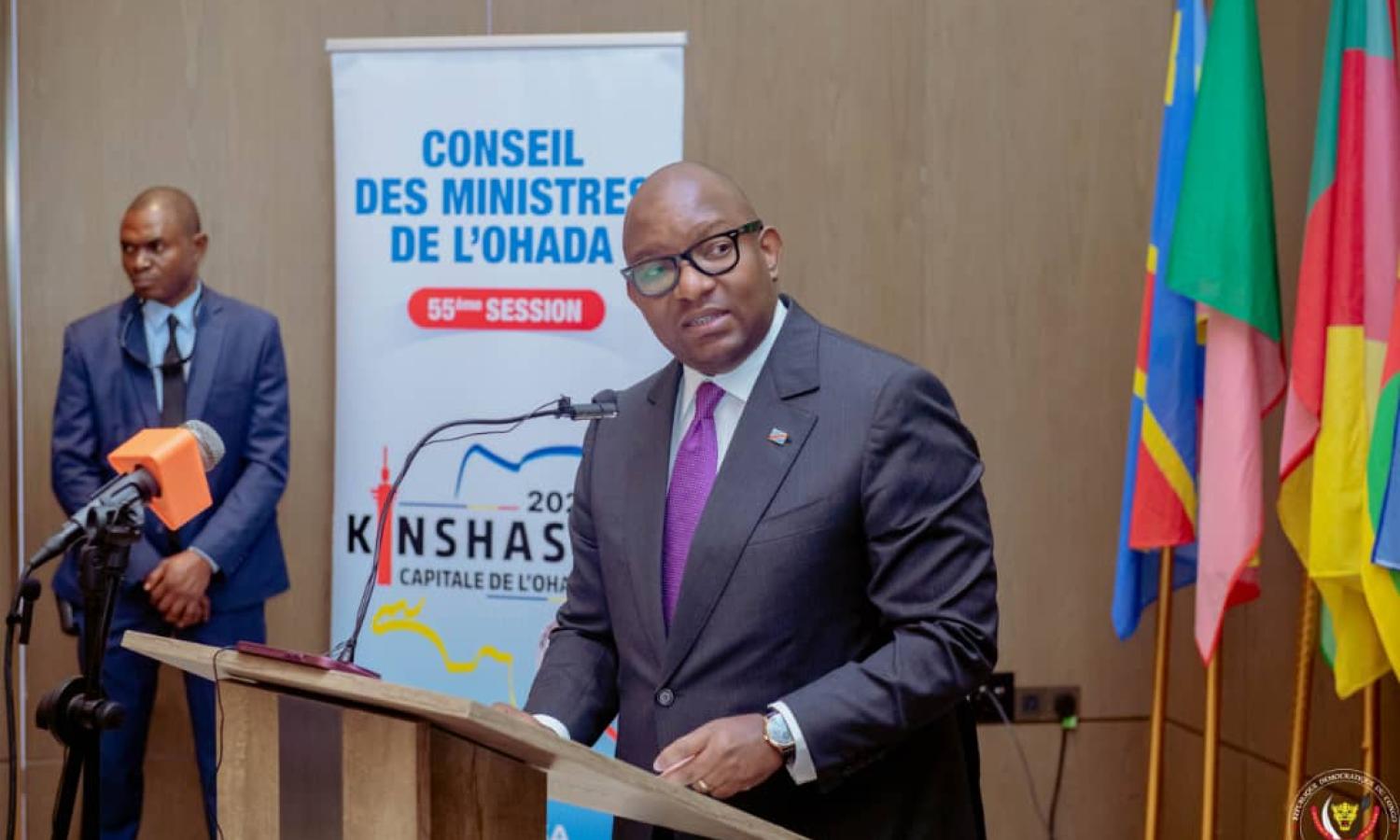 Sama Lukonde, au lancement de la 55e session du conseil des ministres de l''OHADA