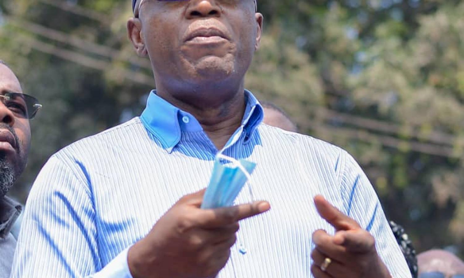 Gentiny Ngobila Mbaka, autorité morale de l'ACP.