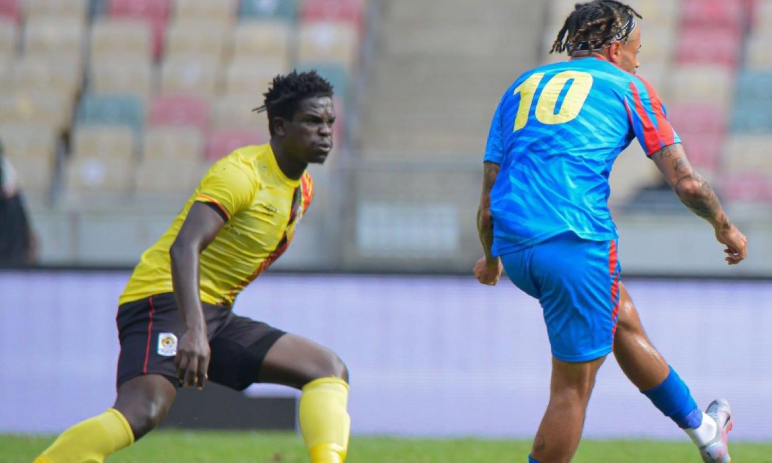 Le match-amical RDC contre Ouganda à Doula au Cameroun. 