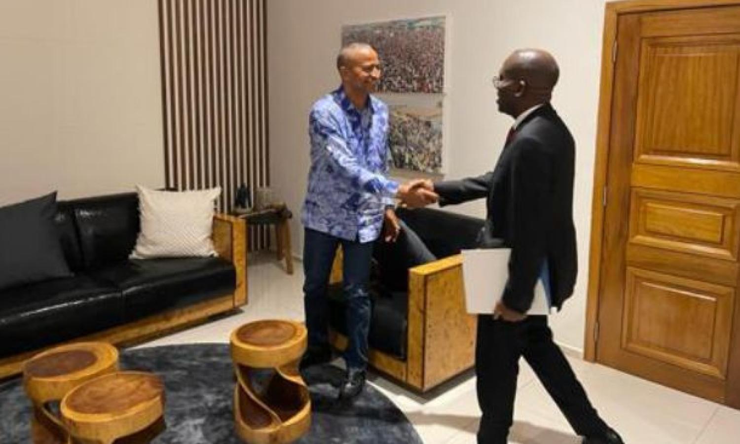 Moïse Katumbi et Matata Ponyo 