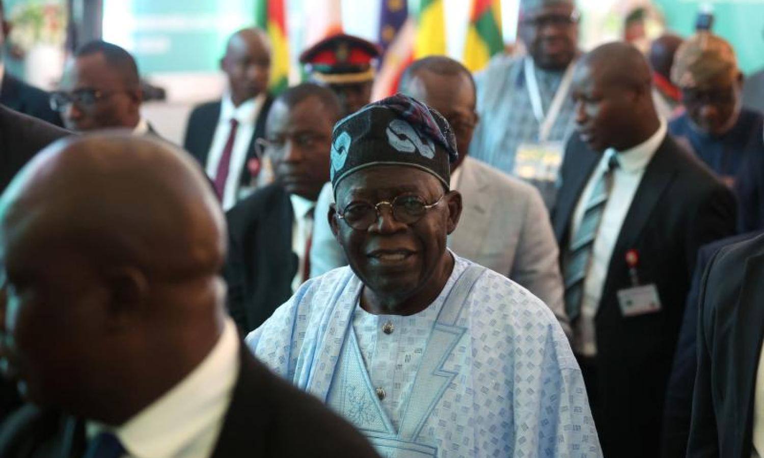 Le président Nigérian Bola Tinubu
