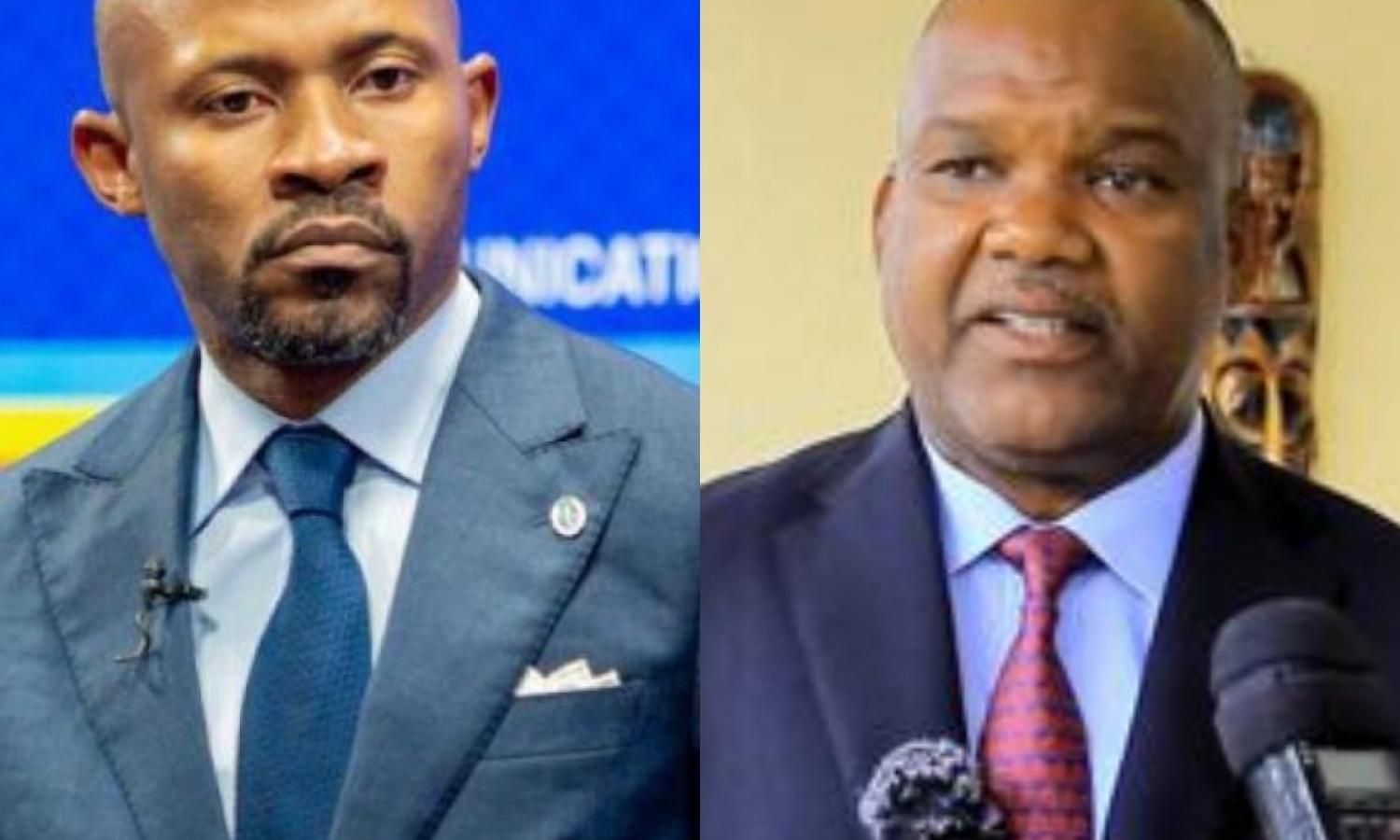 Patrick Muyaya et Corneille Nangaa 
