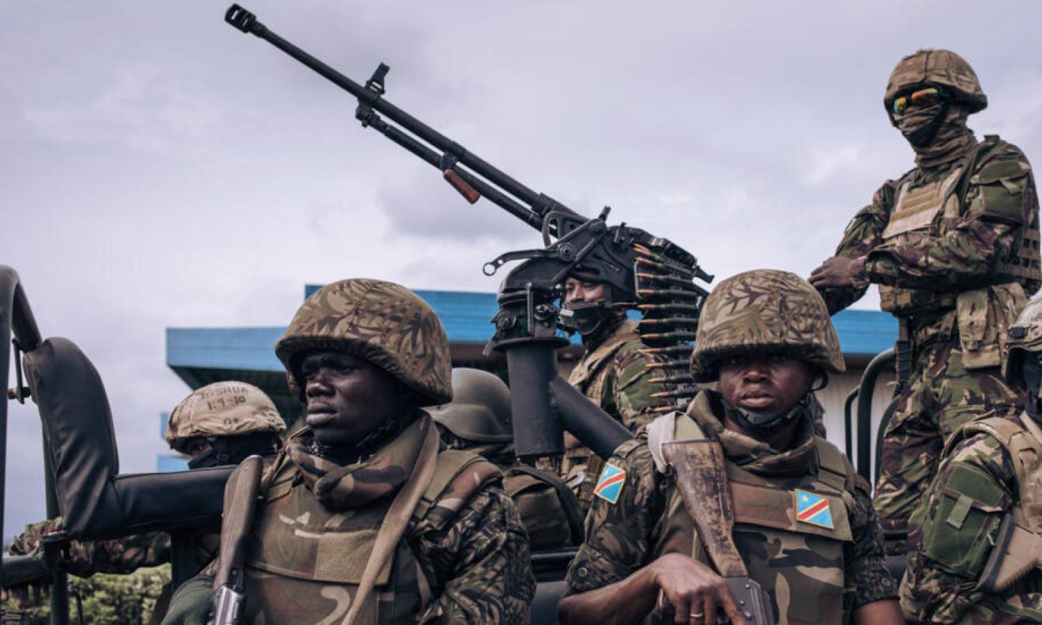 Les militaires de FARDC 
