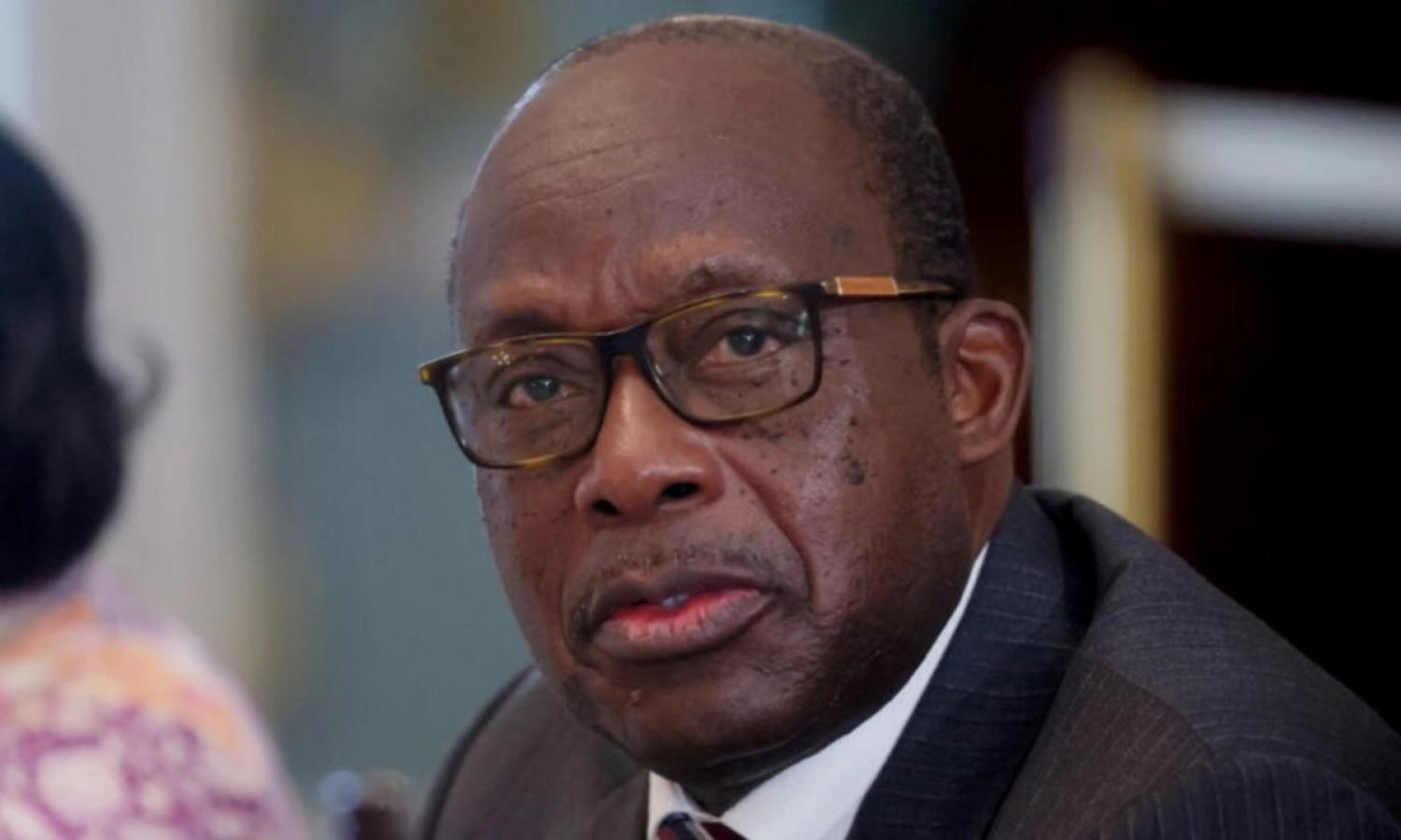 Le vice-premier ministre, ministre des affaires étrangères Christophe Lutundula 