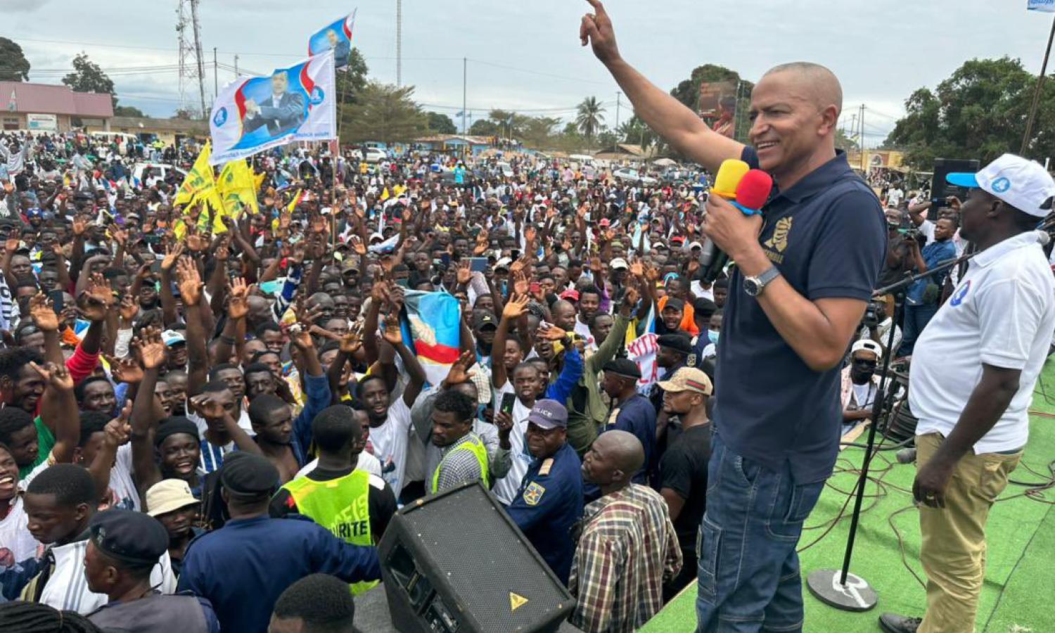 Meeting de Moïse Katumbi à Moanda