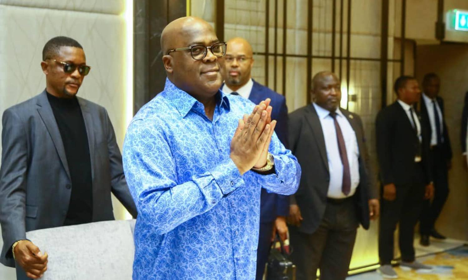 Photo de Félix Tshisekedi prise le 28 septembre 2023 à Bruxelles
