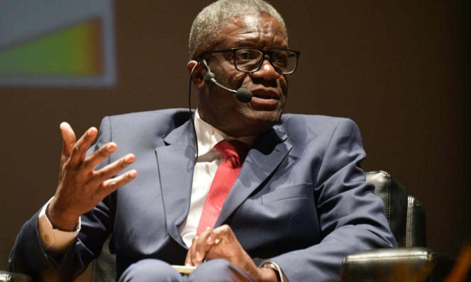 Le prix Nobel de la Denis Mukwege.