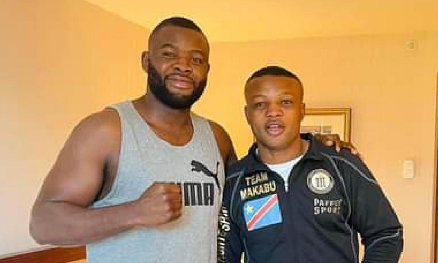 Les boxeurs Martin Bakole et Junior Ilunga Makabu 