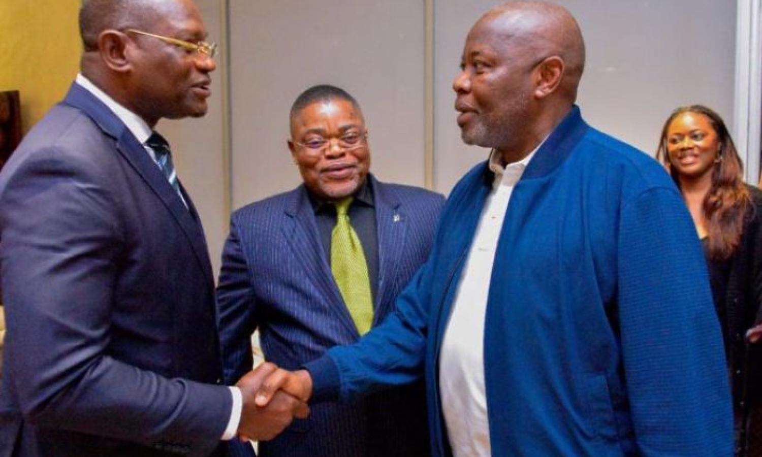 Arrivée du ministre de l'Economie Vital Kamerhe à Abidjan