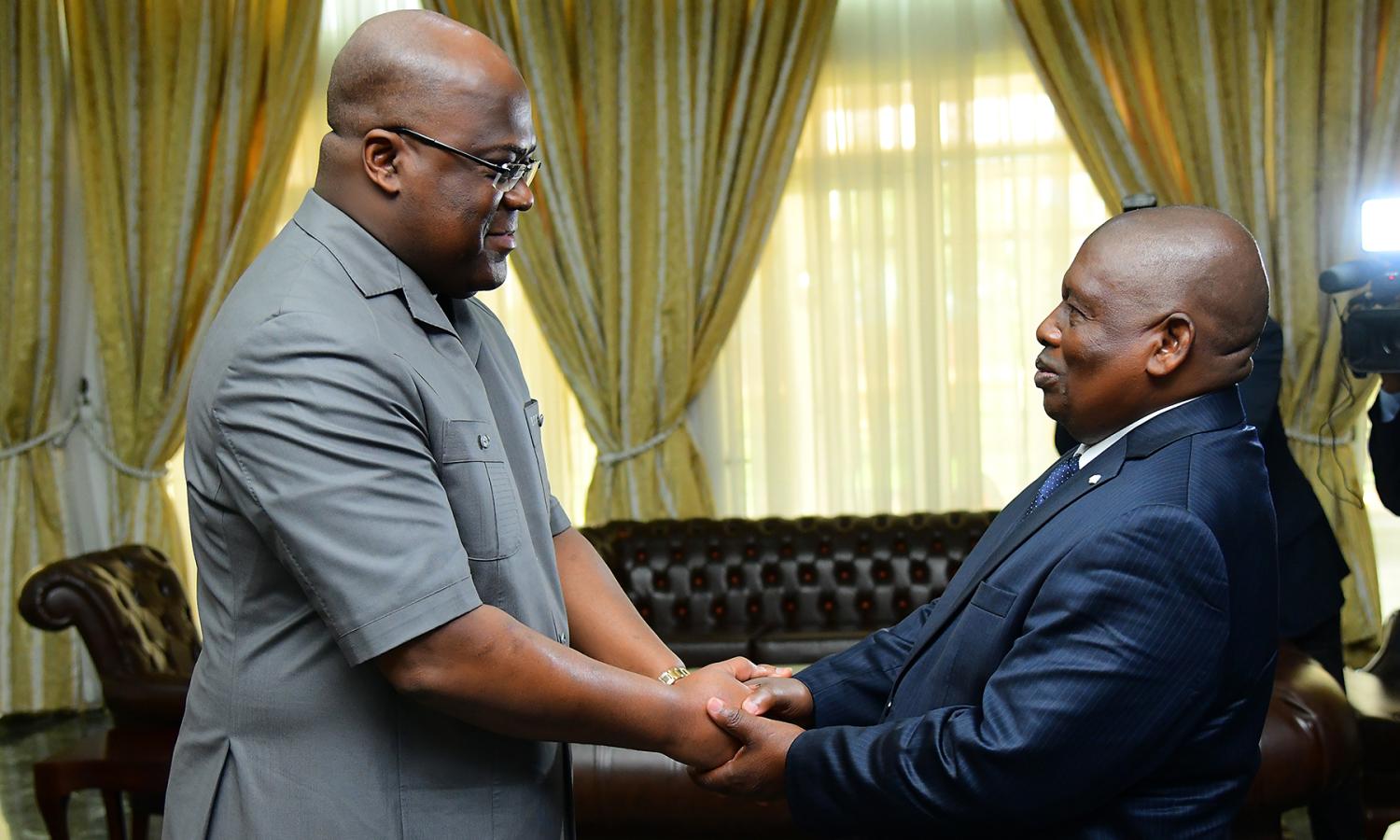 Félix Tshisekedi et Simon Kimbangu 
