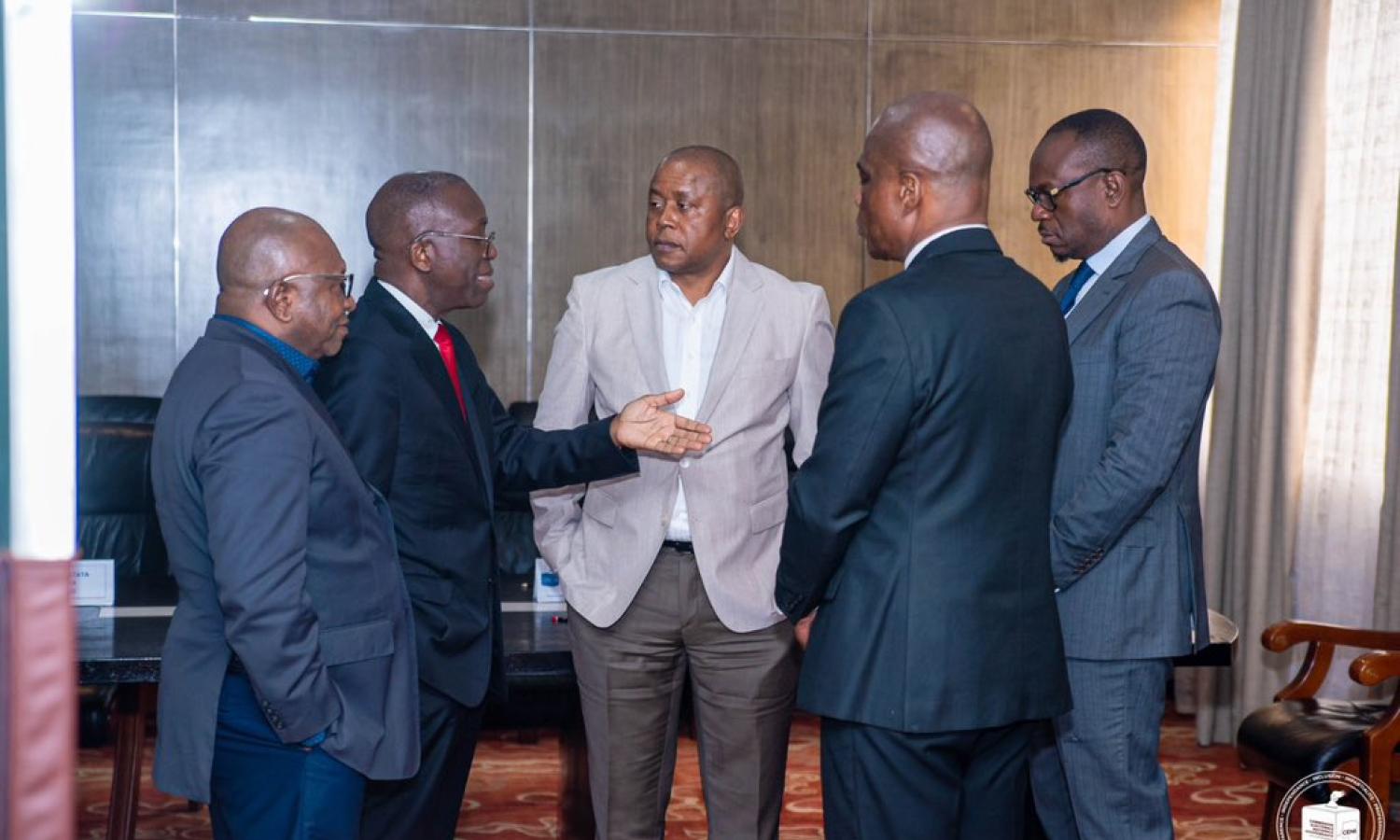 Denis Kadima lors d'une rencontre avec les opposants 