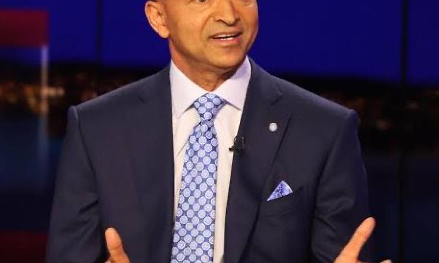 Moïse Katumbi lors d'une interview à France 24