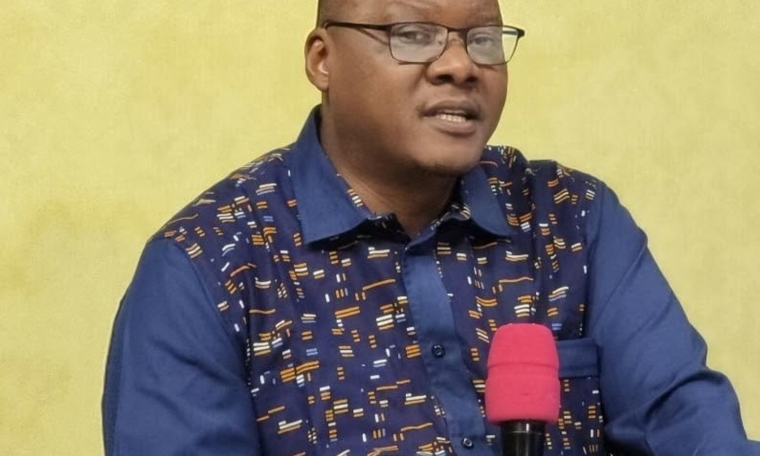 Danny Singoma, coordonnateur du CERDYSOC et acteur engagé de la société civile.