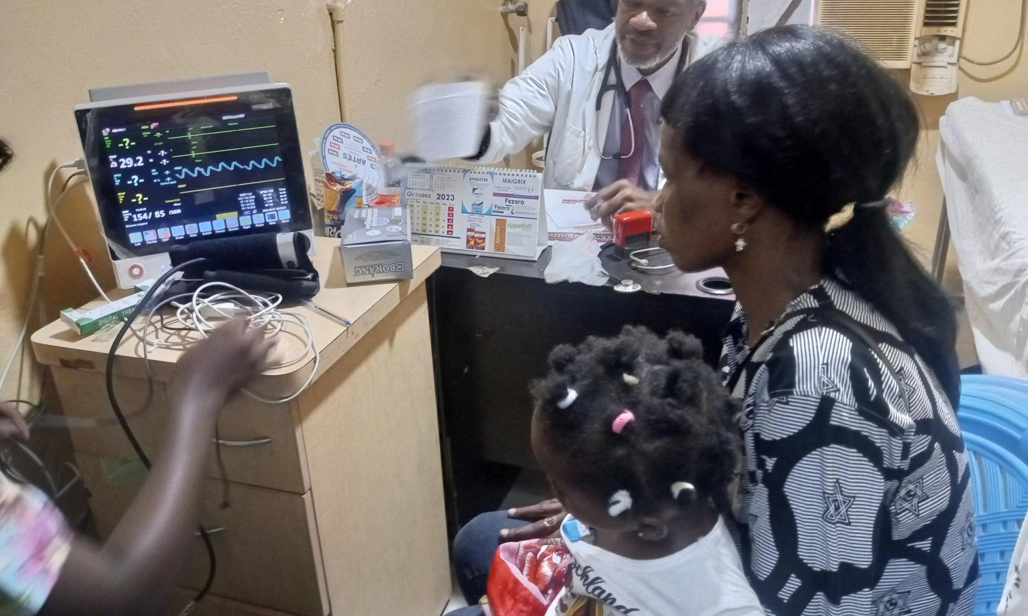 L'image du lancement de la campagne des consultations médicales gratuites à l'hôpital Ilunga Kabuyi à Kitambo.