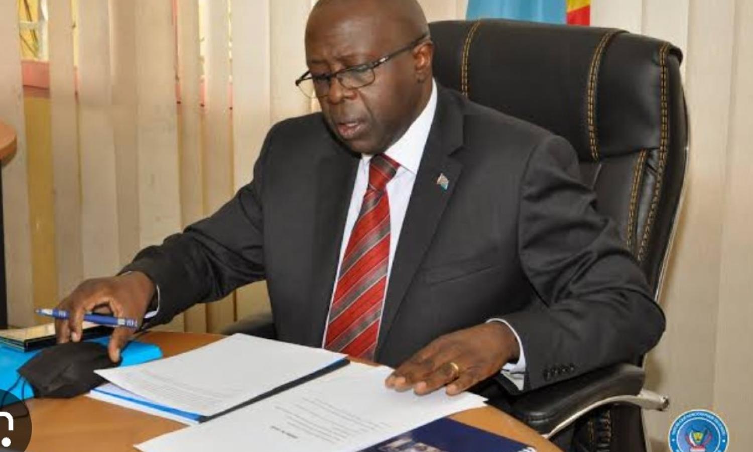 Christian Mwando Simba, l'ancien Ministre d'État, ministre du plan.