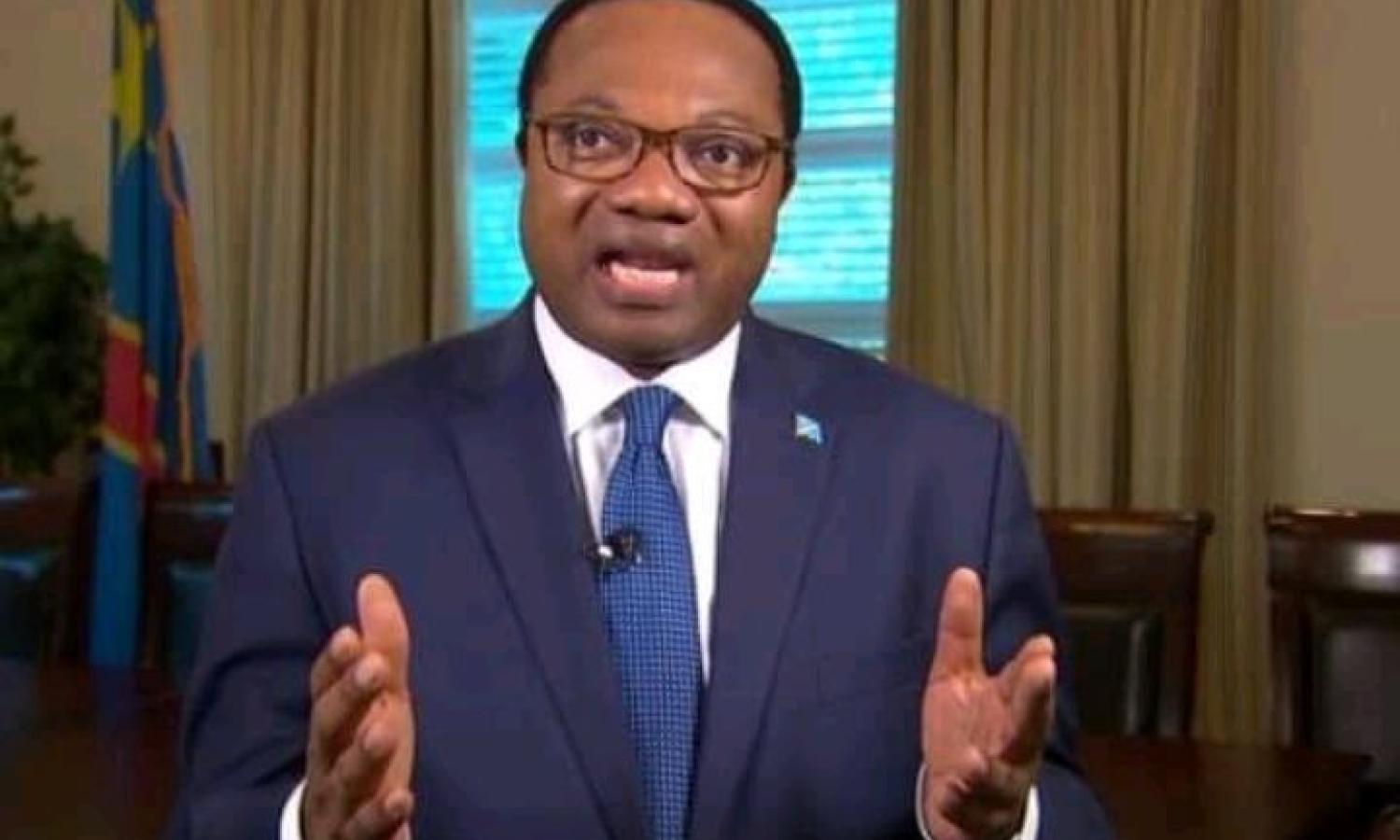 Le candidat président Noël Tshiani