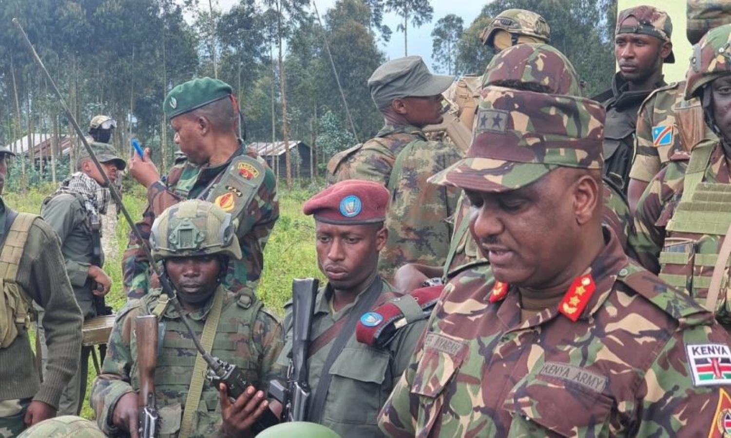 Les troupes de l'EAC